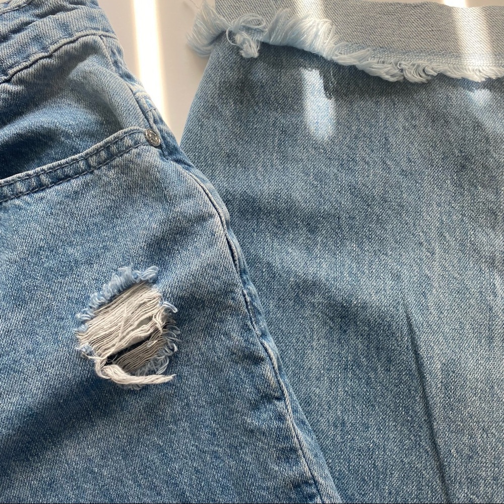 wash  riot high rise ripped mom rigid jean - Picture 8 of 11